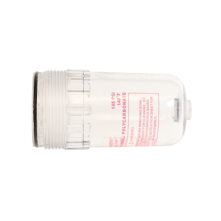 Coilhose Pneumatics Polycarbonate Bowl Assemblyfor20SeriesLubricator 29-2L40